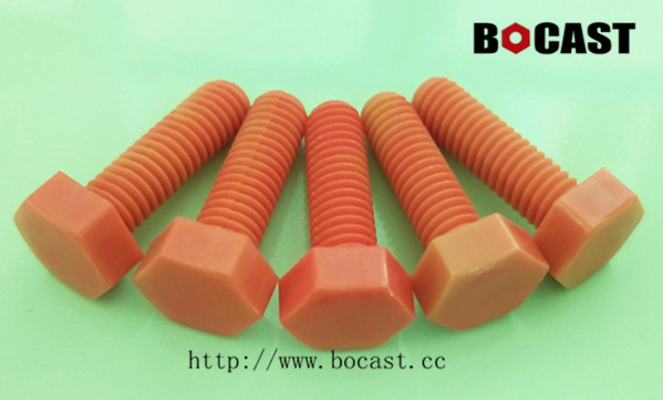 Orange Hexagon Cap Head Screws