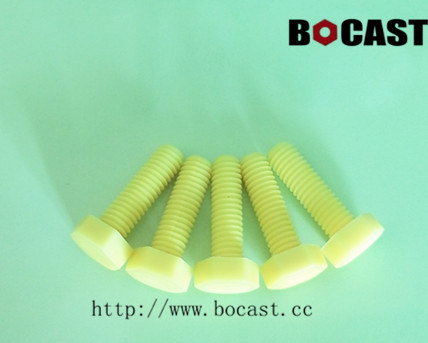 Yellow Hexagon Cap Head Screws