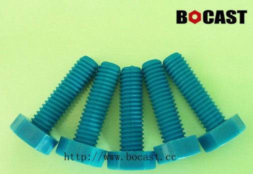 Blue Hexagon Cap Head Screws